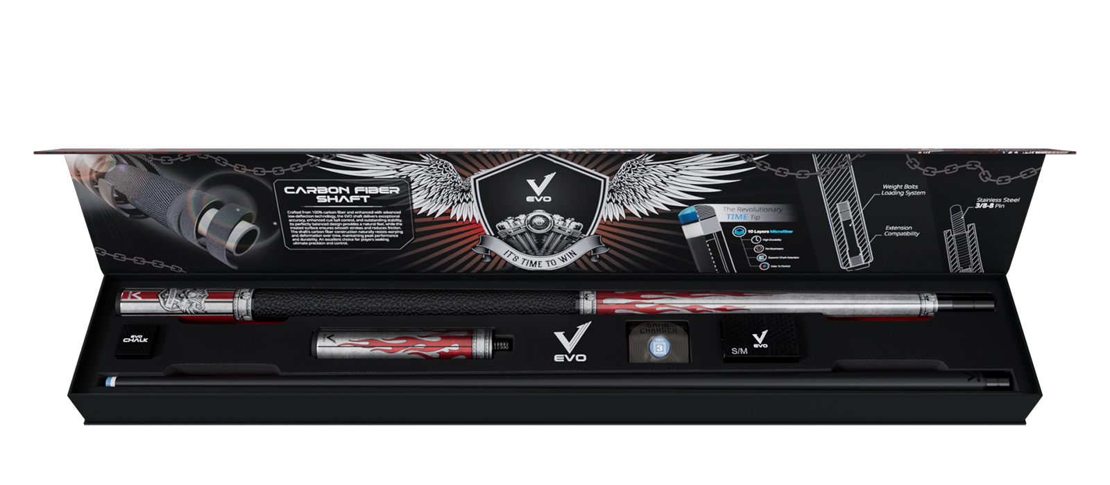 EVO FREEDOM MAXBING EDITION - CRIMSON FLAME - TAY CẦM DA ĐEN - Combo Open D5