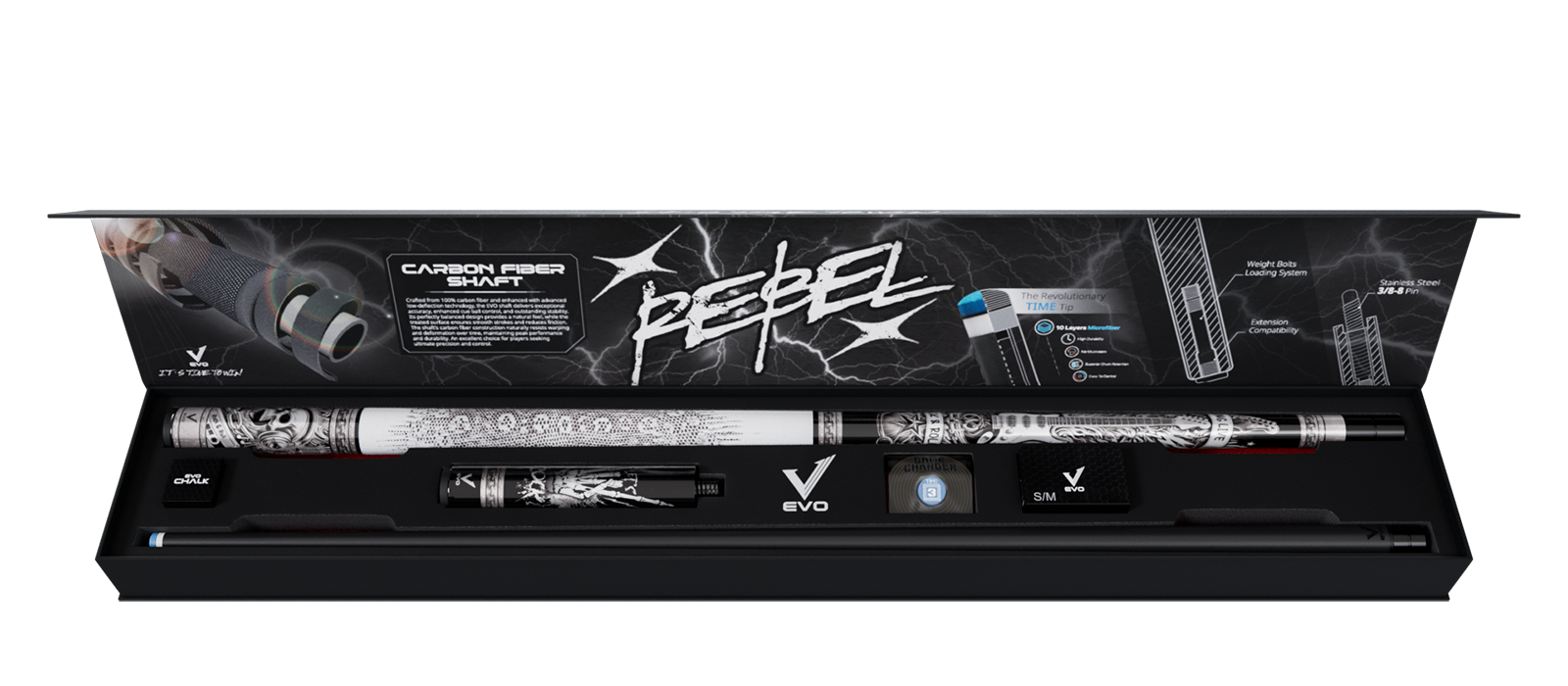 EVO REBEL MAXBING EDITION - TAY CẦM DA TRẮNG - Combo Open D5