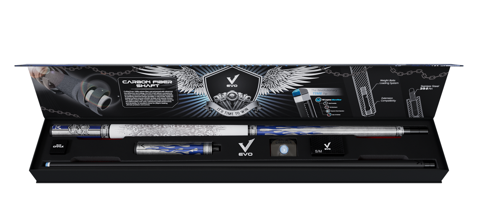 EVO FREEDOM MAXBING EDITION - AZURE FLAME - TAY CẦM DA TRẮNG - Combo Open D5