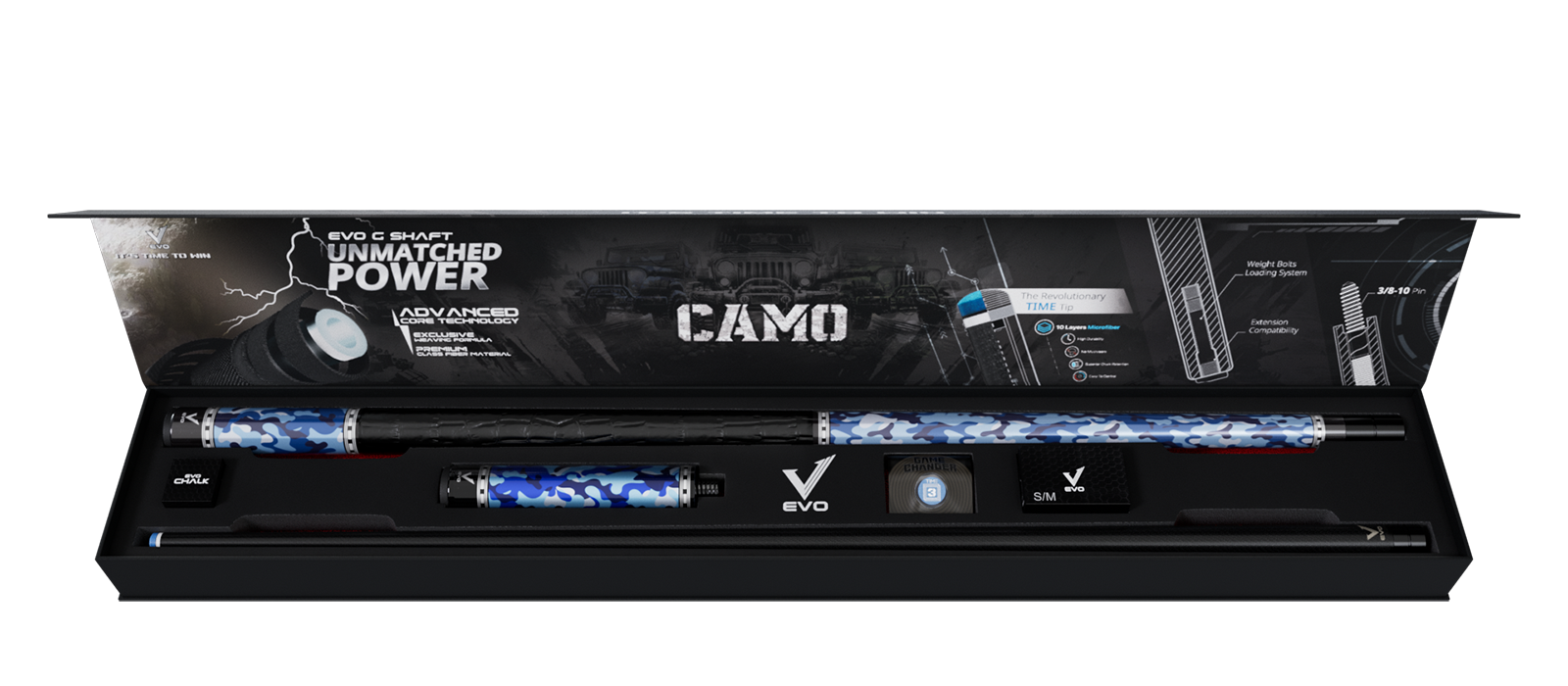 EVO CAMO MAXBING EDITION - NAVY - Combo Open D5