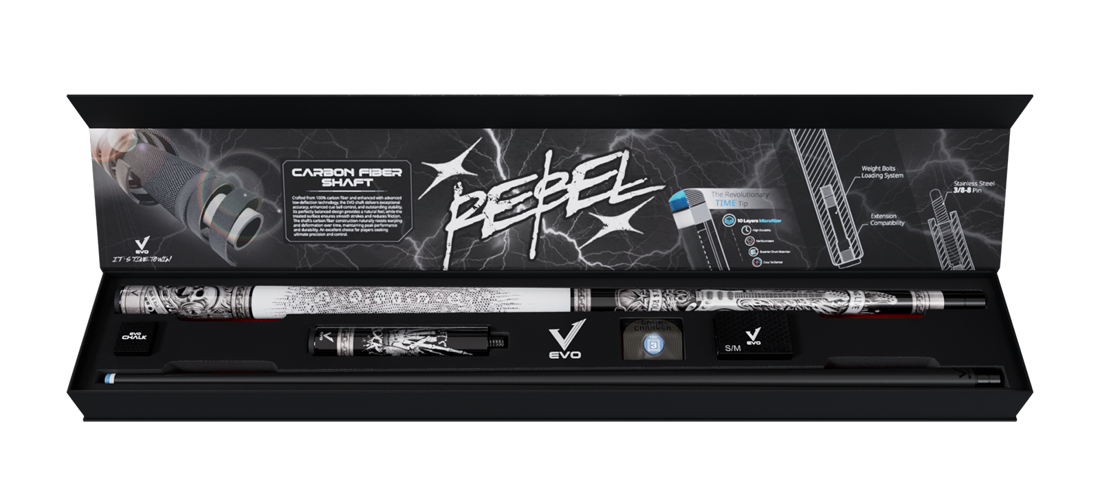 EVO REBEL MAXBING EDITION - TAY CẦM DA TRẮNG - Combo Open D6