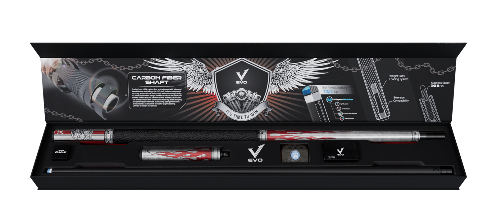 EVO FREEDOM MAXBING EDITION - CRIMSON FLAME - TAY CẦM DA ĐEN - Combo Open D6