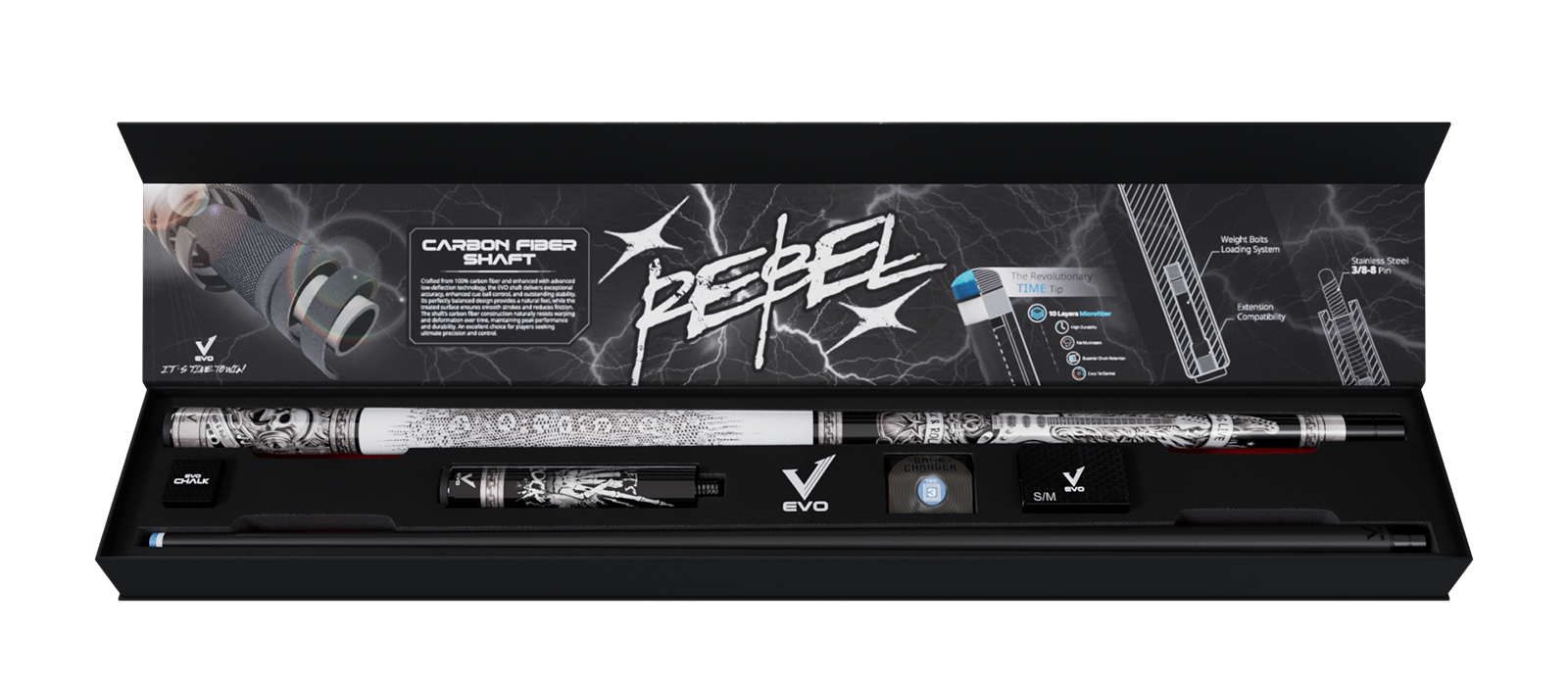 EVO REBEL MAXBING EDITION - TAY CẦM DA TRẮNG - Combo Open D7