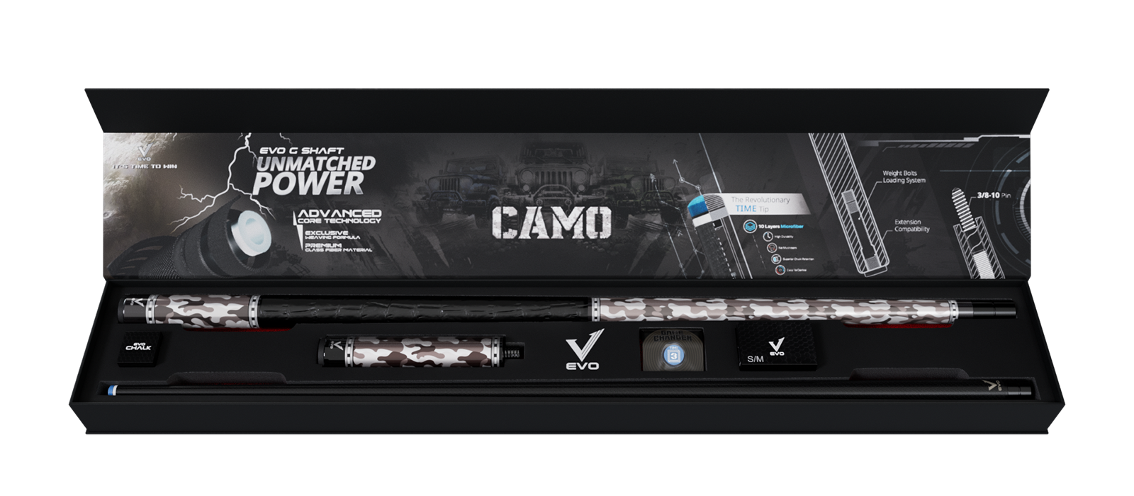 EVO CAMO MAXBING EDITION - GHOST - Combo Open D7