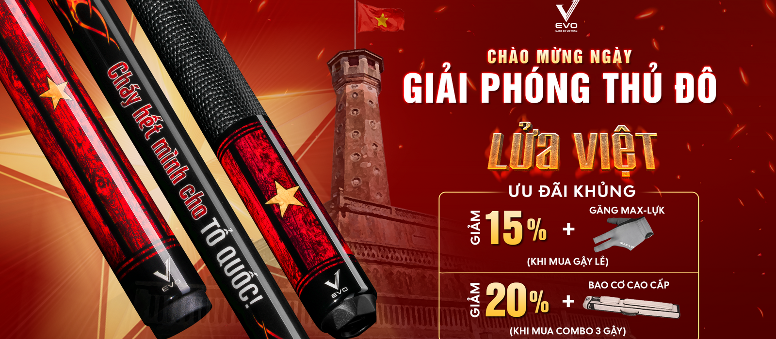 Combo 3 Gậy Đánh-Phá-Nhảy Lửa Việt - Desktop Image