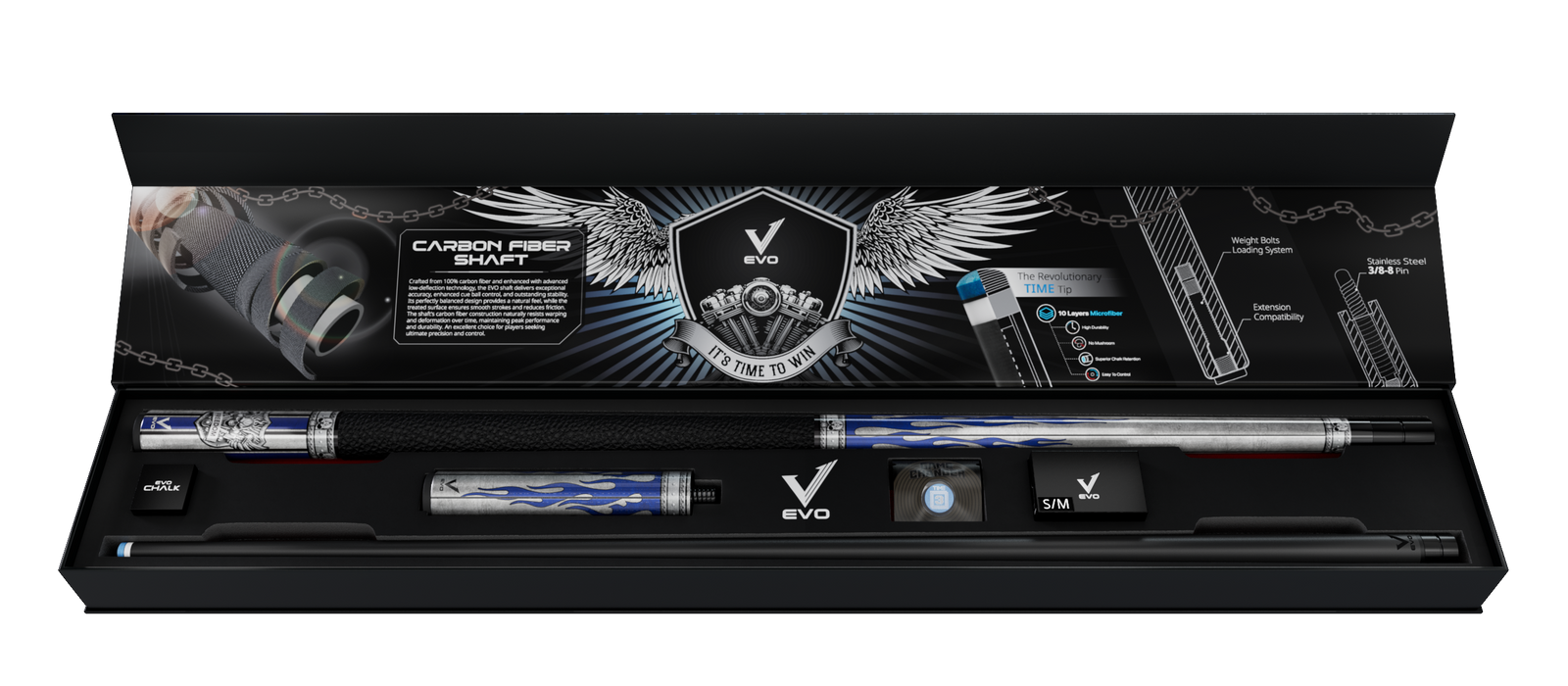 EVO FREEDOM MAXBING EDITION - AZURE FLAME - TAY CẦM DA ĐEN - Desktop Image