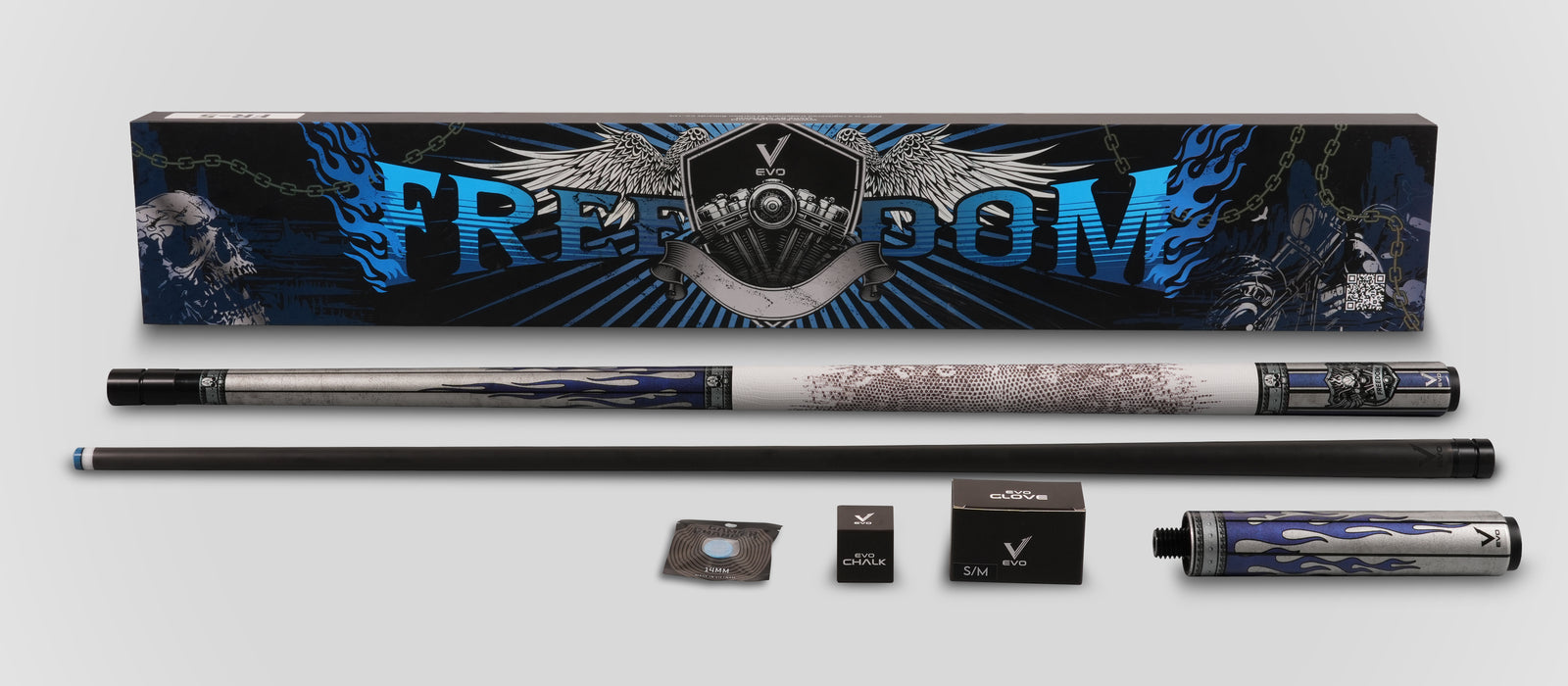 EVO FREEDOM MAXBING EDITION - AZURE FLAME - TAY CẦM DA TRẮNG - Desktop Image