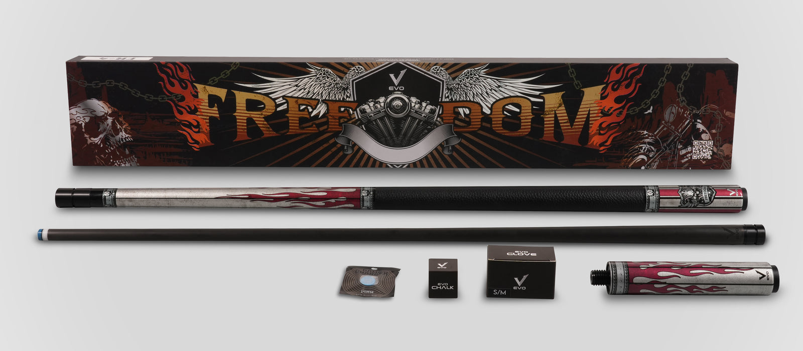 EVO FREEDOM MAXBING EDITION - CRIMSON FLAME - TAY CẦM DA ĐEN - Desktop Image