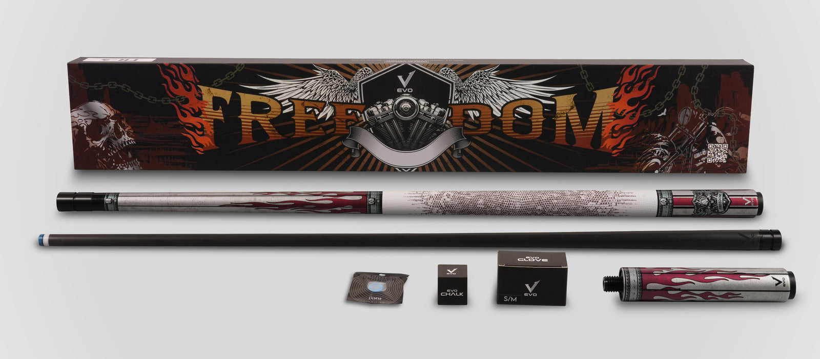 EVO FREEDOM MAXBING EDITION - CRIMSON FLAME - TAY CẦM DA TRẮNG - Desktop Image