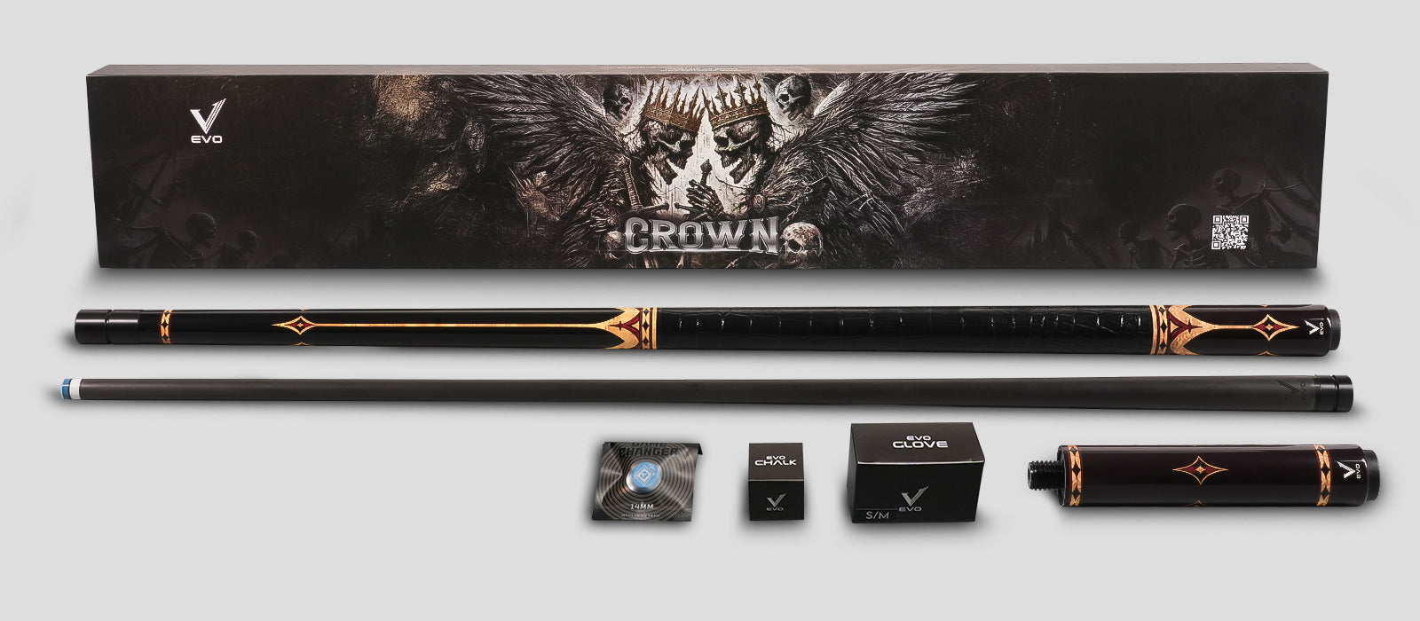 EVO CROWN MAXBING EDITION - ROYAL BLACK - TAY CẦM DA ĐEN - Desktop Image