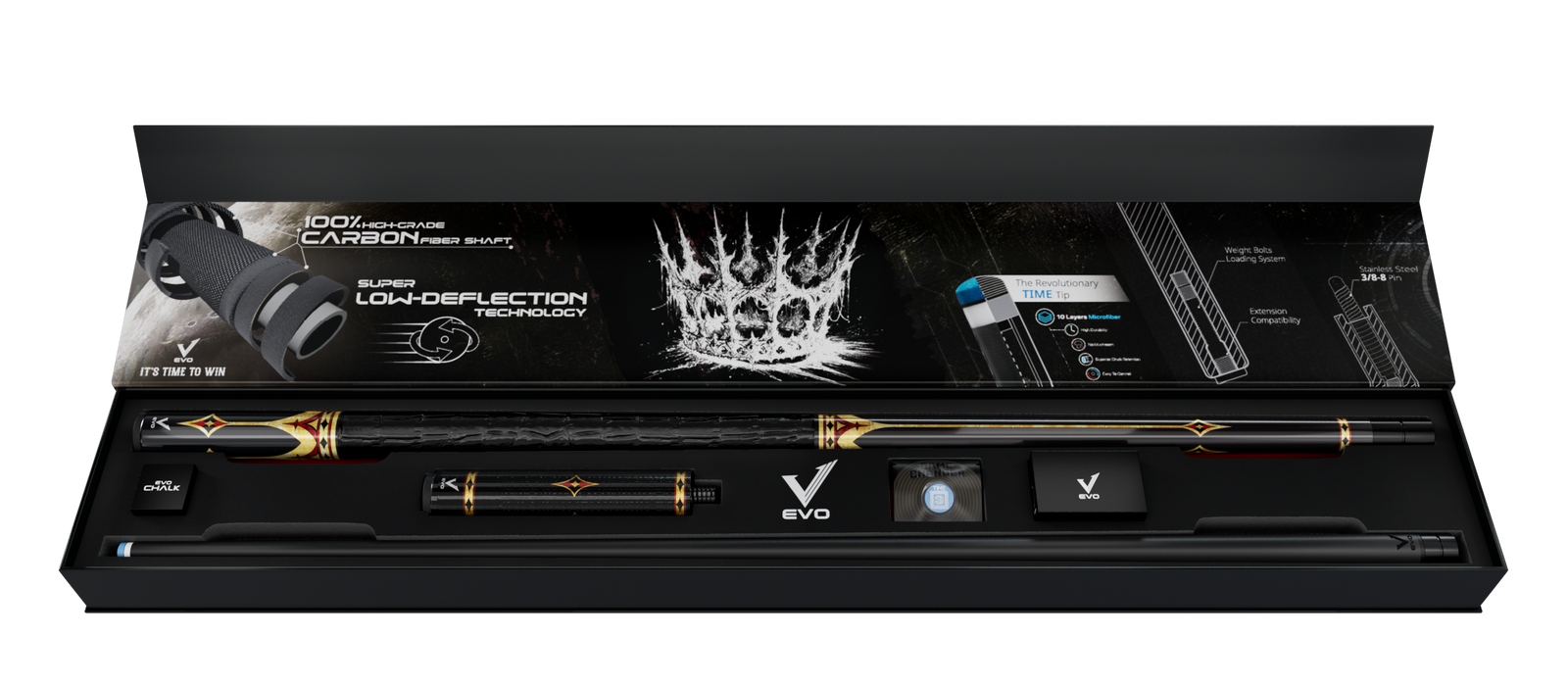 EVO CROWN MAXBING EDITION - ROYAL BLACK - TAY CẦM DA ĐEN - Desktop Image