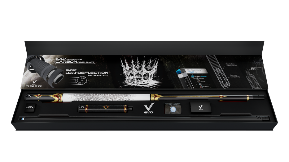 EVO CROWN MAXBING EDITION - ROYAL BLACK - TAY CẦM DA TRẮNG - Desktop Image